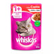 Ração Úmida Whiskas Para Gatos Adultos Sabor Carne Ao Molho - 85G - 1 Unidade - 1 Unidade