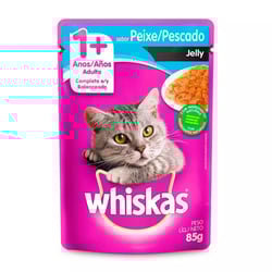 Ração Úmida Whiskas Sabor Peixe Para Gatos Adultos - 85G