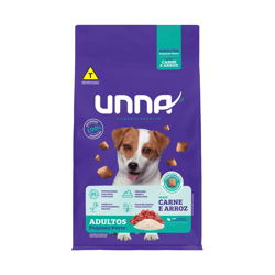 Ração Unna Carne E Arroz Para Cães Adultos De Pequeno Porte - 15Kg