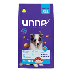 Ração Unna Filhotes Carne E Arroz Para Cães - 15Kg