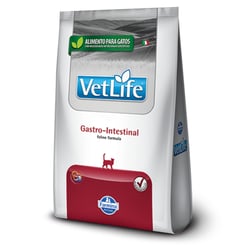 Ração Vet Life Gastro Intestinal Para Gatos - 2Kg - 2 Kilos