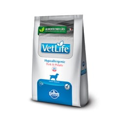 Ração Vet Life Hypoallergenic Pork E Potato Para Cães - 2Kg - 2 Kilos