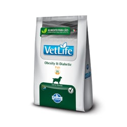 Ração Vet Life Obesity & Diabetic Fish Para Cães Adultos - 2Kg - 2 Kilos
