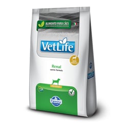 Ração Vet Life Renal Para Cães Adultos De Pequeno Porte - 2Kg - 2 Kilos