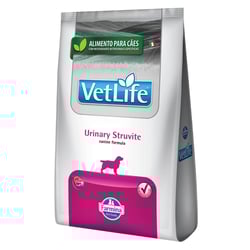 Ração Vet Life Struvite Urinário Para Cães - 10,1Kg - 10,1 Kilos