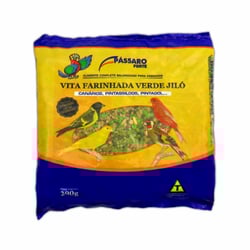 Ração Vita Farinhada Verde Para Pássaros Jiló 200G - 1 Unidade