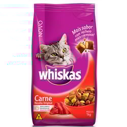 Ração Whiskas Carne - 900G