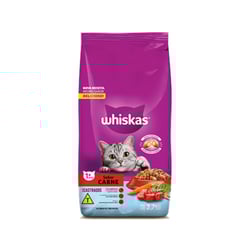 Ração Whiskas Carne Para Gatos Adultos Castrados 2,7Kg - 2,7 Kilos