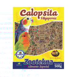 Ração Zootekna Para Calopsitas - Mistura De Sementes - 500 Gramas