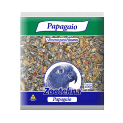 Ração Zootekna Para Papagaios - Mistura De Sementes - 1Kg - 400 Gramas