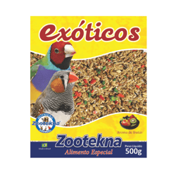 Ração Zootekna Para Pássaros Exóticos - 500G