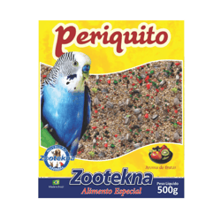 Ração Zootekna Para Periquitos Mistura De Sementes - 500G