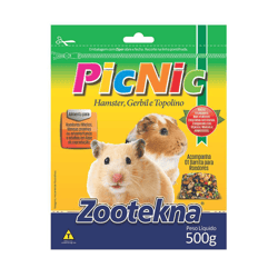 Ração Zootekna Pic Nic Para Roedores - 500 Gramas