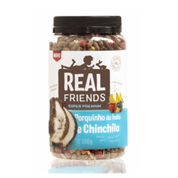 Ração Zootekna Real Friends Frutas 500G Para Porquinho Da Índia E Chinchila