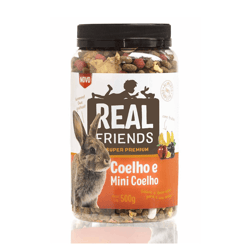 Ração Zootekna Real Friends Para Coelhos - 500G - 500 Gramas