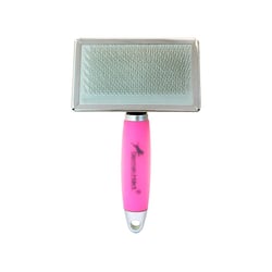 Rasqueadeira Germanhart Gel Para Cães E Gatos - Rosa - Tamanho G