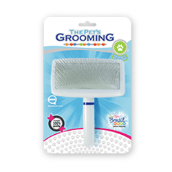 Rasqueadeira Luxo Soft Média The Pets Br - 1 Unidade Para Cachorros