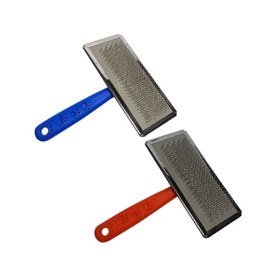 Rasqueadeira Napi Com Cabo Plástico Para Cães E Gatos - Cores Sortidas - Tamanho G