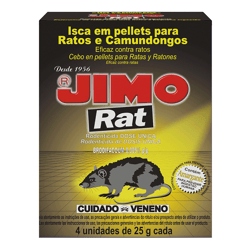 Raticida Granulado Jimo Único - 1 Unidade