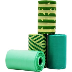 Refil Cata Caca Biodegradável Germanhart Eco Bambu Para Cães E Gatos - Kit De 2 Unidades