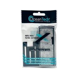 Refil De Filtro Externo Hf0100 Para Aquario Ocean Tech