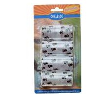 Refil Sacolas Cata Caca Chalesco - 4 Rolos Com 20 Sacolas