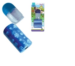 Refil Sacolinha Coletora Com Gel Pop Bag Azul Chalesco - 1 Unidade