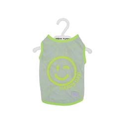 Regata Urban Puppy Smile Fluor Amarelo Para Cães - 1 Unidade - Tamanho 10