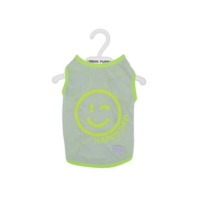 Regata Urban Puppy Smile Fluor Amarelo Tamanho 16 Para Cachorros