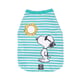 Regata Zooz Pets Snoopy Arretado Verde Para Cães - Tamanho P - Tamanho P