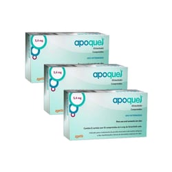 Remédio Para Coceira Apoquel 5,4Mg Para Cachorros - 3 Unidades