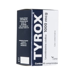 Repositor Hormonal Tyrox Cepav 1000Mcg - 60 Comprimidos