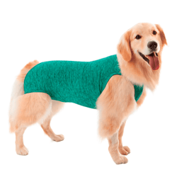 Roupa Cirúrgica Pet Med Duo Dry Regular Verde Para Cães - 1 Unidade