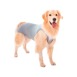 Roupa Cirúrgica Pet Med Ultra Light Regular Geo Cinza Para Cães - 1 Unidade - Tamanho 0