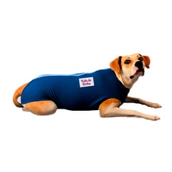Roupa Pós Cirúrgica Zíper Azul Tudo De Bicho N 00 - 1 Unidade
