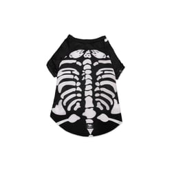 Roupa Uv50 Dognerd Esqueleto Preta Para Cães - 1 Unidade - Tamanho 1
