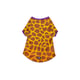 Roupa Uv50 Dognerd Girafa Amarela Para Cães - 1 Unidade - Tamanho 1 - Tamanho 1
