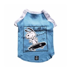 Roupa Zooz Pets Snoopy Skate Azul Para Cachorros - Tamanho P