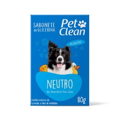 Sabonete Pet Clean Neutro Para Cães E Gatos - 80G