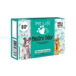 Sabonete Pet Life Neutro Para Cães E Gatos 80G - 1 Unidade