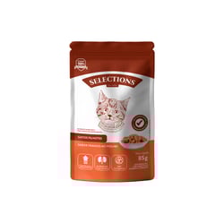Sachê Selections For Pets Sabor Frango Ao Molho Para Gatos Filhotes - 85G - 1 Unidade