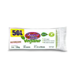 Saco De Lixo Embalixo Vegano Verde 50L Para Casa E Jardim