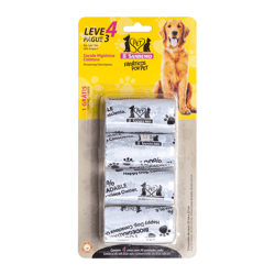 Sacola Higiênica Coletora Sanremo Para Cachorros - 4 Litros 4 Unidades