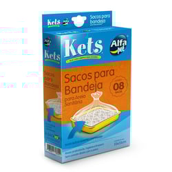 Sacos Higiênicos Para Bandeja Kets Para Gatos - 8 Unidades