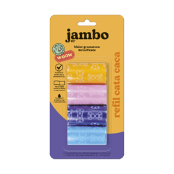 Saquinhos Higiênicos Refil Jambo Basic - 4 Rolos