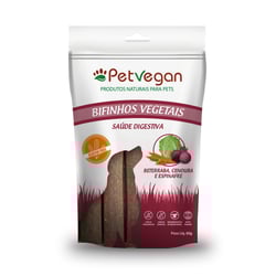 Saúde Digestiva Petvegan Sabor Cenoura, Beterraba E Espinafre Para Cães - 1 Unidade - 60 Gramas