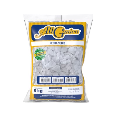 Seixos Decorativos All Garden 5Kg - Tamanho 3