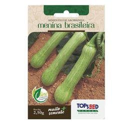 Sementes De Abobrinha Menina Brasileira Topseed Garden - 1 Unidade