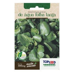 Sementes De Agrião De Água Folha Larga Topseed Garden - 1 Unidade