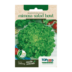 Sementes De Alface Mimosa Salad Bowl Topseed Garden - 1 Unidade